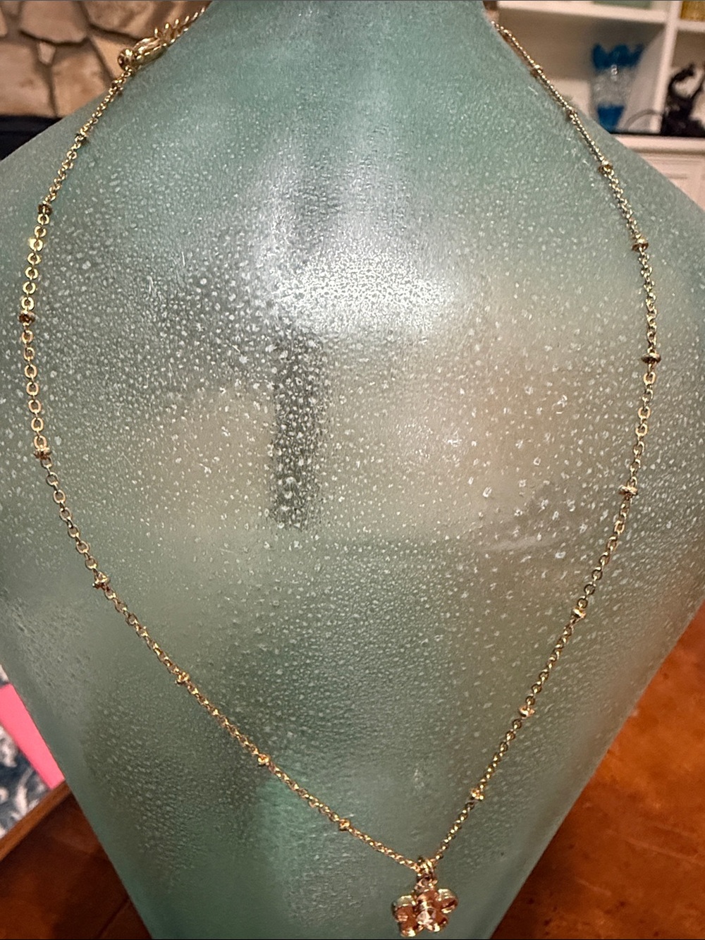 Gold Plated Flower Pendant Necklace From Anthropologie!!🔥🔥🔥 - Picture 12 of 13